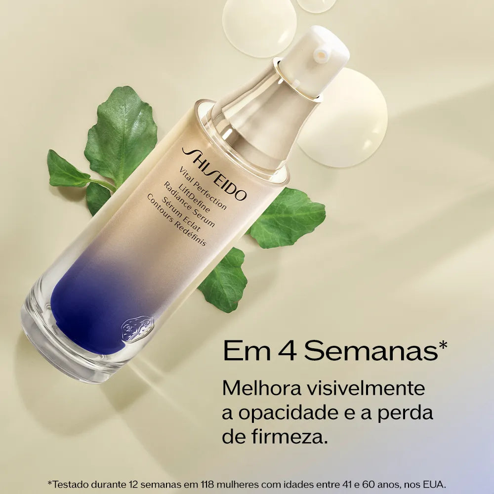 Shiseido Vital Perfection LiftDefine Radiance Serum - Sérum Facial Firmeza e Efeito Lifting (40ml)