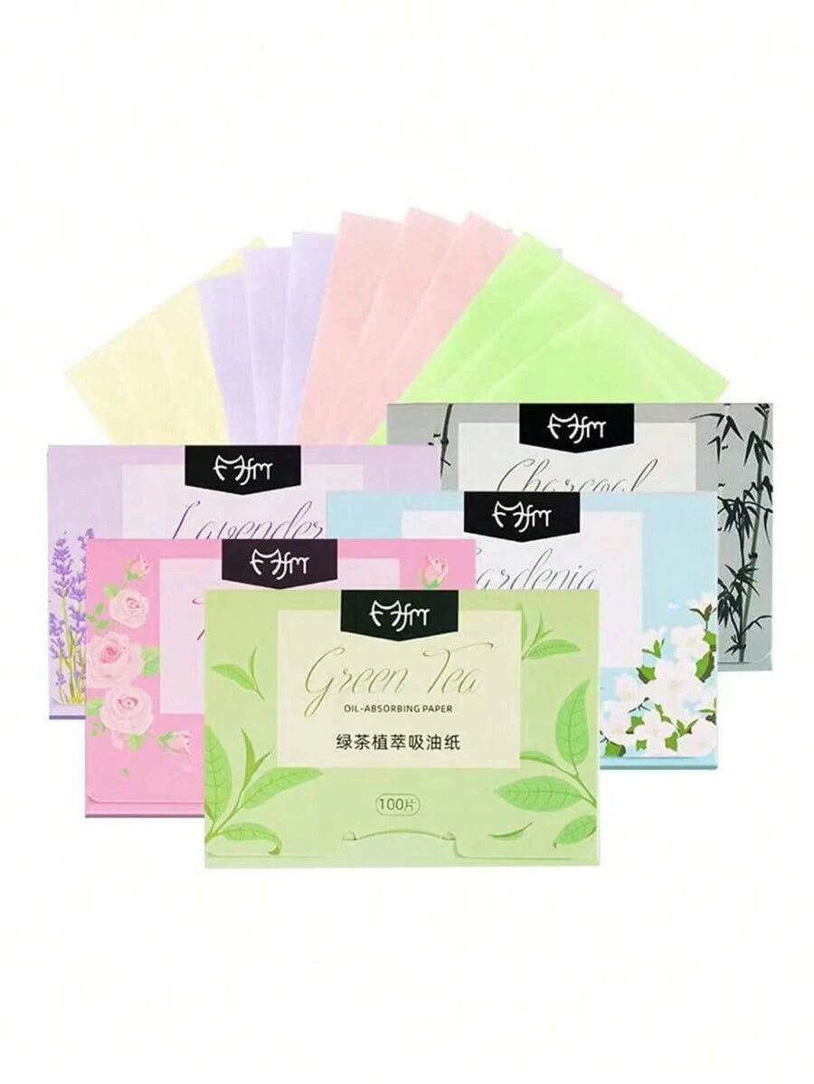 Papel anti oleosidade - 5 pacotes